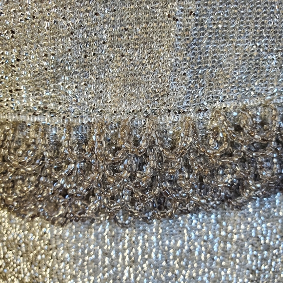 Vtg 60s Devonshire Anthony Muto Silver Mod Dress - Picture 4 of 10